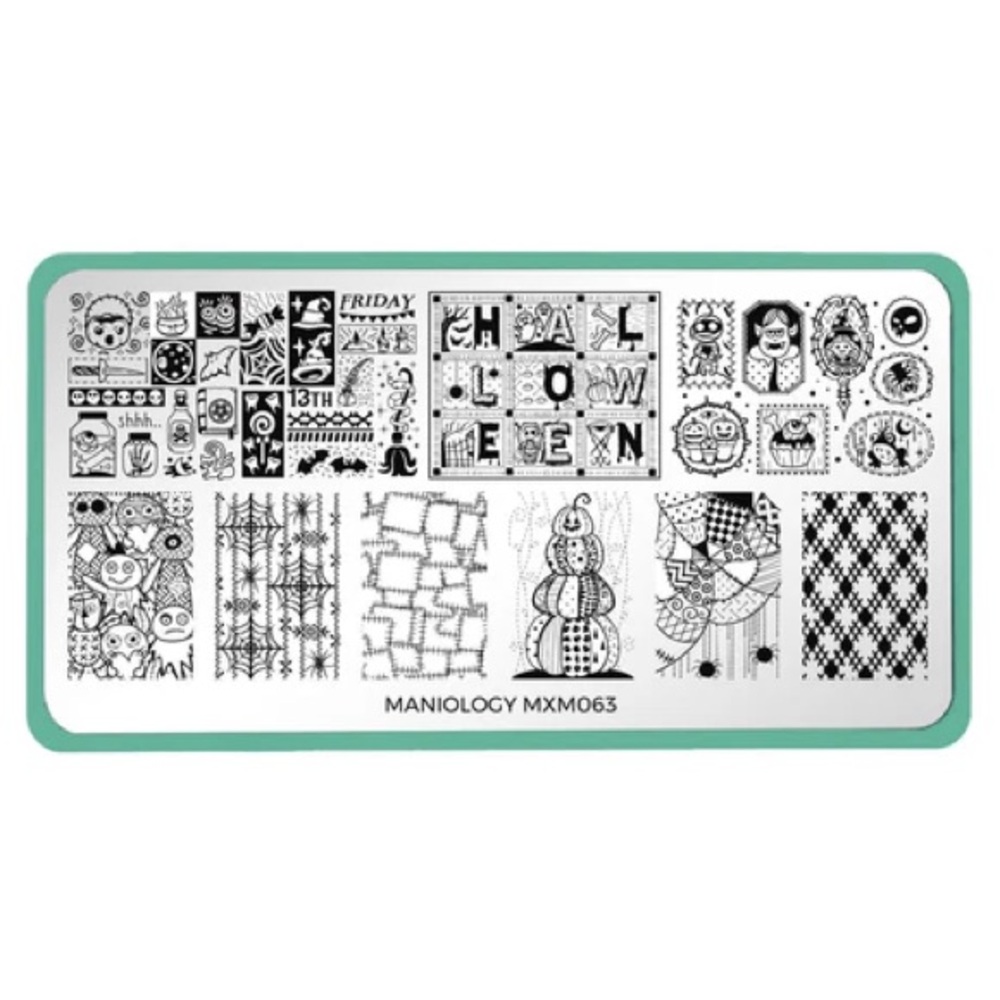 Maniology MXM063 Halloween Nail Stamping Plate